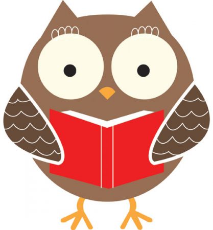 owl with book